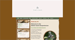 Desktop Screenshot of edistoserpentarium.com