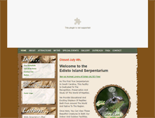 Tablet Screenshot of edistoserpentarium.com